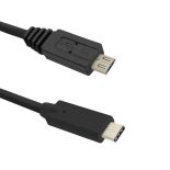 Qoltec Kabel USB 3.1 typ C męski , Micro USB 2.0 B męski , 1m