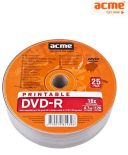 Acme DVD-R ACME 4.7GB 16X shrink printable 25pack