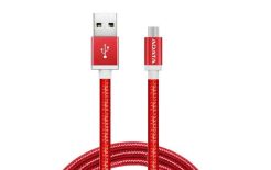 A-Data kabel USB type-A , charge and sync data on Android, czerwony