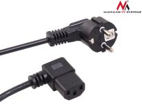 Maclean MCTV-804 Kabel zasilający kątowy 3 pin 5M wtyk EU