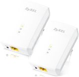 ZyXEL PLA5206 v2 1000Mbps Powerline 2xGigabit Ethernet Adaptor Twin Pack Zyxel PLA5206 v2 1000Mbps Powerline 2xGigabit Ethernet Adaptor Twin Pack -...