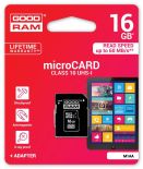 GoodRam Karta Pamięci Micro SDHC 16GB Class 10 UHS-I + Adapter