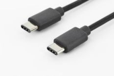 Assmann Kabel połączeniowy USB 3.0 SuperSpeed Typ USB C/USB C M/M czarny 1m