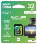 GoodRam microSDHC 32GB Class 10 + adapter 95/90MB/s 4k DEDICATED