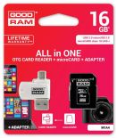 GoodRam Karta Pamięci Micro SDHC 16GB Class 10 UHS-I All in one +adapter