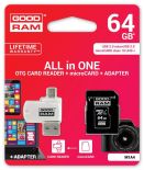 GoodRam microSDHC 64GB CL10 + ADAPTER + CZYTNIK