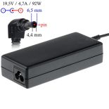 Akyga zasilacz do laptopa AK-ND-20 19.5V/4.7A 92W 6.5x4.4 mm + pin SONY