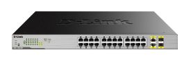 D-Link 24-Port Desktop Gigabit PoE + 2GE Combo Switch Total PoE Budget: 370W