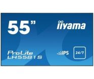 iiyama Monitor IIyama LH5581S-B1 55inch, IPS, Full HD, 500 cd, 24/7, 2xHDMI, DVI, DP