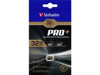 Verbatim Karta pamięci MicroSDHC Verbatim PRO+ 32GB Class 10 UHS-3 + adapter