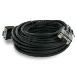 4World kabel przedłużający do monitora VGA/SVGA D-Sub15 M/F 10m (ferryt, ekran)