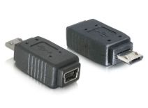 DeLOCK adapter USB mini f-> USB mikro m +nikiel