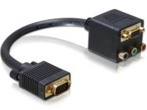 DeLOCK adapter VGA -> VGA + 3x chinch