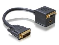 DeLOCK adapter DVI-D->DVI-D(24+1)+ HDMI