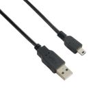 4World Cable USB 2.0 mini 5 pin 1.8m AM-BM5P Canon