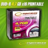 Esperanza 1306 - DVD+R do nadruku [ slim jewel case 10 , 4,7GB , 16x ]