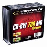 Esperanza 2070 - CD-RW [ slim jewel case 10 , 700MB , 12x ]