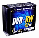 Esperanza 1012 - DVD-RW [ slim jewel case 10 , 4.7GB , 4x ]