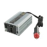 Whitenergy Przetwornica AC/DC 24V (samochód) na 230V, 200W mocy złącze USB