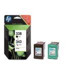 HP Zestaw HP 338/343 black + tri-color Combo Pack Vivera