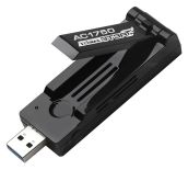 Edimax AC1200 Dual Band 802.11ac USB 3.0 adapter, 5GHz + 2,4GHz, HW WPS