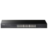 Edimax 24x Gigabit (10/100/1000Mbps) 19'' RM Switch + 2x Gigabit SFP slot