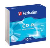 Verbatim CD-R [ slim jewel case 10 , 700MB , 52x , DataLife ]