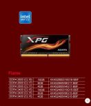 A-Data SODIMM DDR4 8GB 2400MHz CL15 ADATA XPG Flame, Red