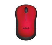 Logitech Mysz M220 Silent Czerwona - 2.4GHZ,M-R0061