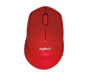 Logitech Mysz M330 Silent Plus Czerwona - 2.4GHZ,M-R0051