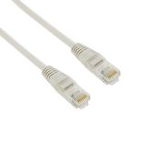 4World patchcord RJ45, osłonka zalewana, kat. 5e UTP, 0.5m, szary