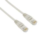 4World patchcord RJ45, osłonka zalewana, kat. 5e UTP, 20m, szary