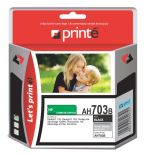 Printe Tusz Printé AH703B,600 str.,black,HP CD887AE