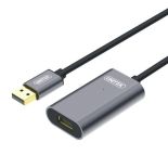 Unitek Wzmacniacz sygnału USB 2.0., 5m, Alu., Y-271