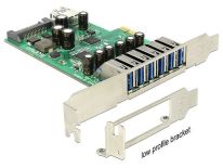 DeLOCK Karta PCI Express > 6 x zewnętrzne + 1 x wewnętrzne USB 3.0