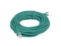 LANBERG Patchcord RJ45, kat. 5e, FTP, 10m, zielony