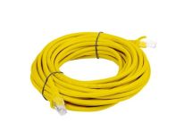 LANBERG Patchcord RJ45, kat. 5e, UTP, 10m, żółty