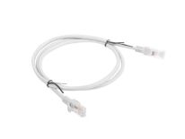 LANBERG Patchcord RJ45, kat. 5e, UTP, 1m, szary