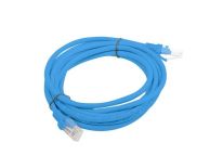 LANBERG Patchcord RJ45, kat. 5e, UTP, 3m, niebieski