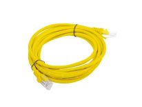 LANBERG Patchcord RJ45, kat. 5e, FTP, 3m, żółty