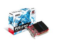 MSI Radeon R5 230 LP, 1GB GDDR3 (64 Bit), HDMI, DVI, D-Sub