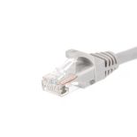 Netrack patchcord RJ45, osłonka zalewana, kat. 5e UTP, 10m szary