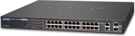 Planet Switch zarządzalny Planet FGSW-2624HPS 24-Port PoE+ 100Base-TX + 2-Port Gigabit TP/SFP Combo