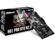 ASRock Płyta główna Super Alloy H81 PRO BTC R2.0 (LGA 1150; 2x DDR3 DIMM; ATX)