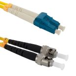 Qoltec Optic Patchcord LC/UPC-ST/UPC , Singlemode , 9/125 , G652D , Duplex , 1m