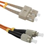 Qoltec Optic Patchcord SC/UPC - FC/UPC , Multimode , 50/125 , OM2 , Duplex , 1m