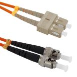 Qoltec Optic Patchcord SC/UPC - ST/UPC , Multimode , 50/125 , OM2 , Duplex , 1m