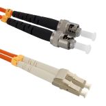 Qoltec Optic Patchcord LC/UPC - ST/UPC , Multimode , 50/125 , OM2 , Duplex , 1m