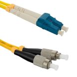 Qoltec Optic Patchcord LC/UPC-FC/UPC , Singlemode , 9/125 , G652D , Duplex , 1m