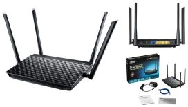 Asus Router Asus RT-AC1200G+ DualBand AC1200 1xWAN 4xLAN 1USB